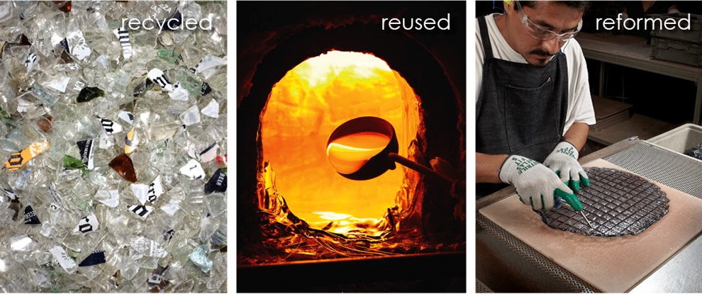 Molten Glass Tiles